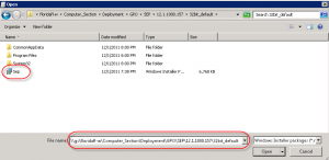 Network Path to SEP software