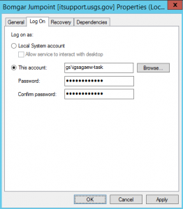Service account