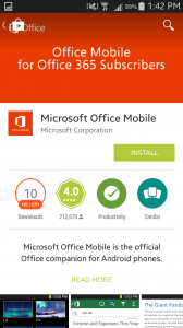 Android Office Instal