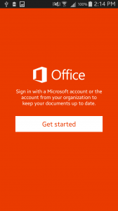 Android Office Get Started