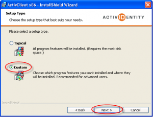 Custom Install
