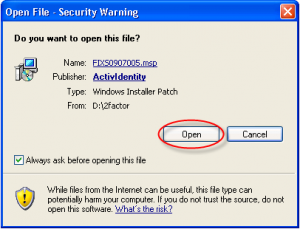 Open Patch