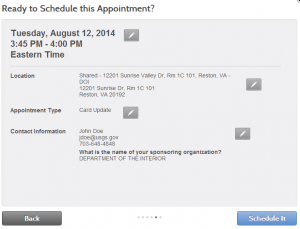Confirm Appointment