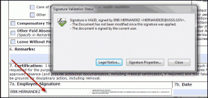 Valid Signature