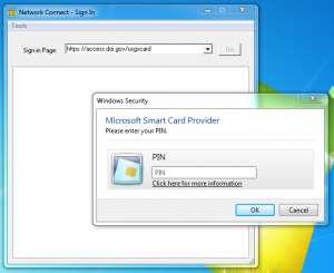 Enter Smart Card PIN