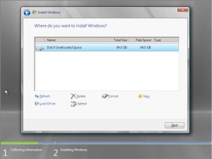 Select Disk