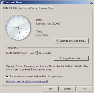Date And Time