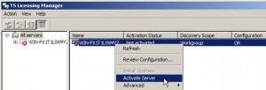Activate Server