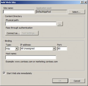 Add a Website