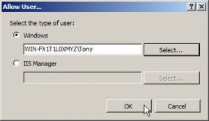 Allow User