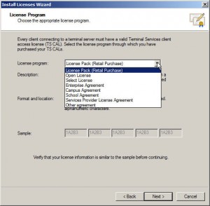 Select License Program