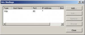 Site Bindings