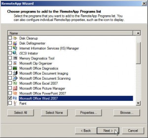 Choose Programs