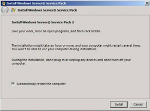Install SP2