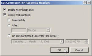 Set Common HTTP Response Headers