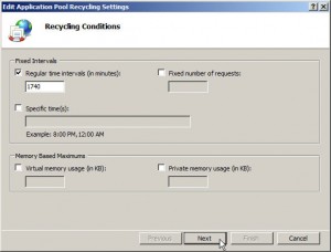 Recycling Conditions