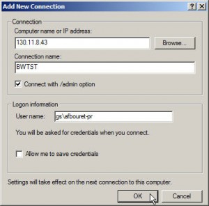 New Connection