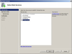 TS Web Access Description