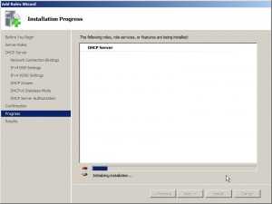 Installation Progress