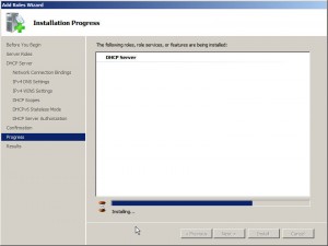 Installation Progress