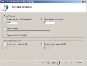 Recycling Conditions