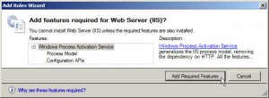 Add Required Features