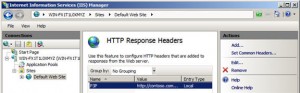 HTTP Response Headers