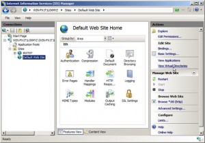 View Virtual Directories