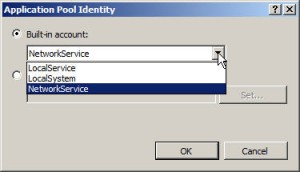 Application Pool Identity