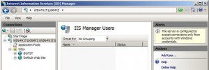 IIS Manage Users
