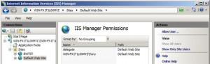 IIS Manager Permissions