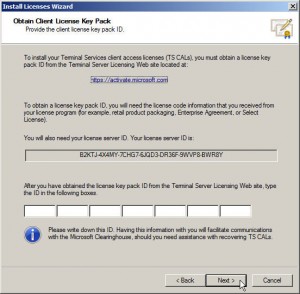 Enter License Key