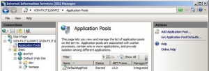 Application Pools