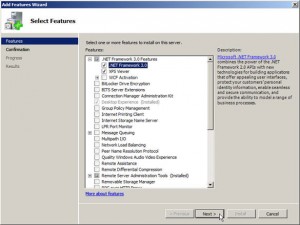 Select Features