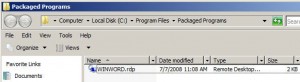 Packaged Programs