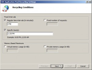 Recycling Conditions