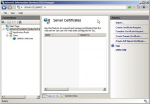 Server Certificates