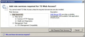 add Required Role Services