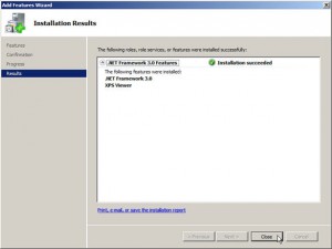 Installation Results