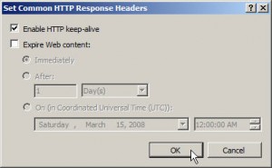 Set Common HTTP Response Headers