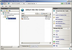 Default Web Site Content