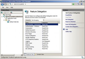 Feature Delegation