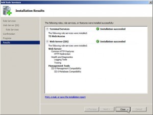 Installation Results