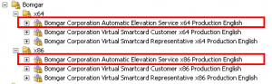 Bomgar Automatic Elevation Service SCCM Package