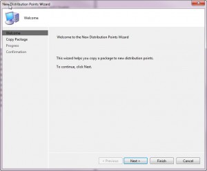Configuration Manager - New Distribution Points Wizared - Welcome