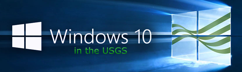 Windows 10 in the USGS