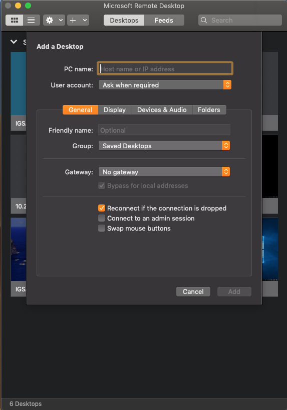 RDP Window